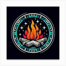 Campfire Logo Canvas Print