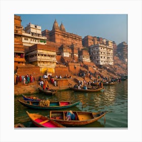 Default Reveal The Fact About Varanasi Being The Oldest City I 3 Canvas Print