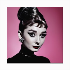 Audrey Hepburn Iconic Canvas Print