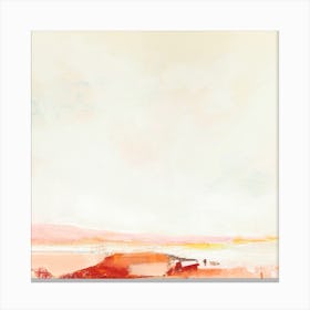 Red Cornish landscape Canvas Print