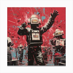 Robots 3 Canvas Print