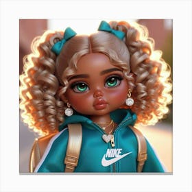 Nike Doll 12 Canvas Print