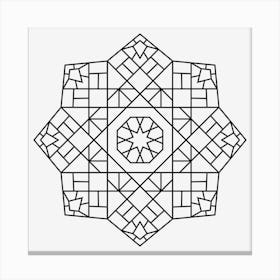 Geometric Mandala 06 Canvas Print