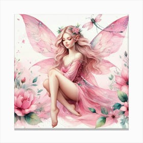 Pink Fairy 2 Canvas Print