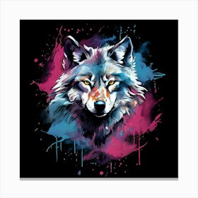 Wolf Painting 13 Canvas Print