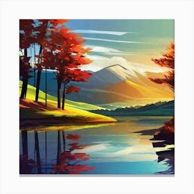 Landscape Painting 74 Canvas Print