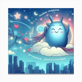 Kawaii Canvas Print