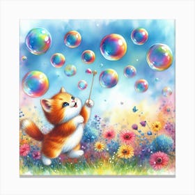 Bubbles Canvas Print