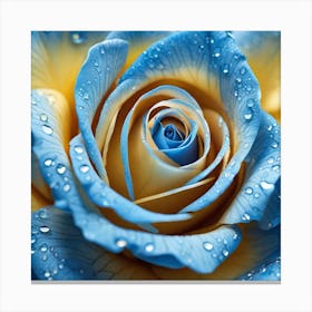 Blue Rose 4 Canvas Print