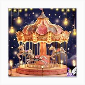 Carousel Canvas Print