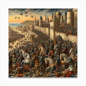 Battle Of St Michael Canvas Print