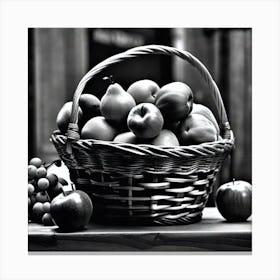 Basket Of Fruit 20 Canvas Print