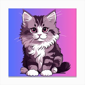 cute kitten 10 Canvas Print