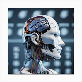 Humanoid Robot 10 Canvas Print