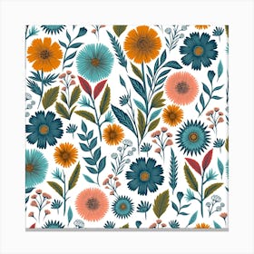 Colorful Flowers Canvas Print