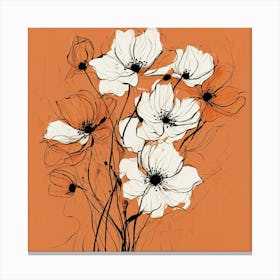 Abstract floral art Canvas Print