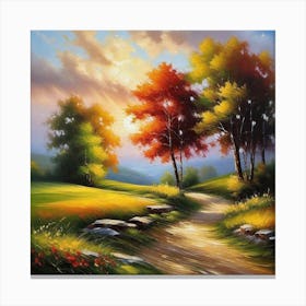 Autumn Path 4 Canvas Print