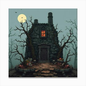 Haunted House Canvas Print