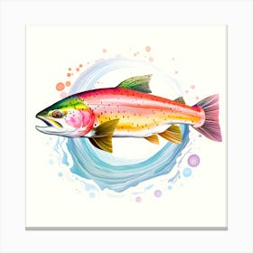 Rainbow Trout Canvas Print