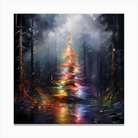 Aydogdu's Enchanted Christmas Palette Canvas Print