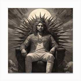 King Of The Throne Canvas Print