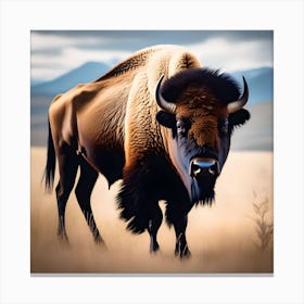 AMERICAN BISON Canvas Print