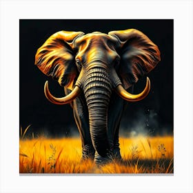 Wild Animal Creative Portrait 102 Canvas Print