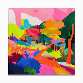 Abstract Park Collection Ibirapuera Park Bogota Colombia 3 Canvas Print
