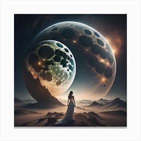 Orchestral Luna Canvas Print