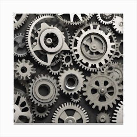 Gears 2 Canvas Print