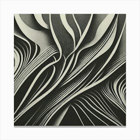 Organic Monochromatic_#2 Canvas Print