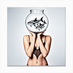 Fish Bowl 21 Canvas Print