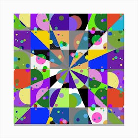 Geometric Effervescence Canvas Print