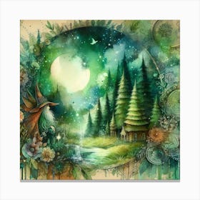 Fairy Forest 12 Canvas Print