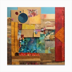 Abstract Collage 2 Canvas Print