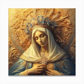 Virgin Mary Canvas Print