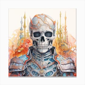 Skeleton Warrior 1 Canvas Print