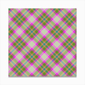 Plaid Fabric 135 Canvas Print