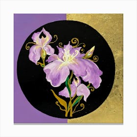 Purple Iris 1 Canvas Print