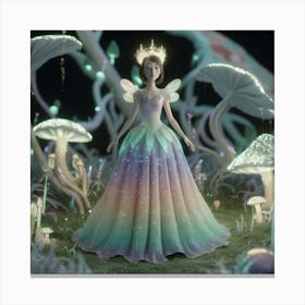 Fairy In The Forest Canvas Print