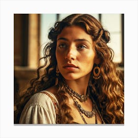 Gypsy Woman Canvas Print