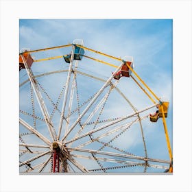 Ferris Wheel Square Canvas Print