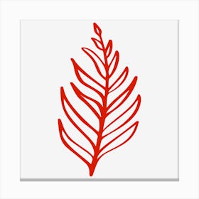 Fern Leaf Canvas Print