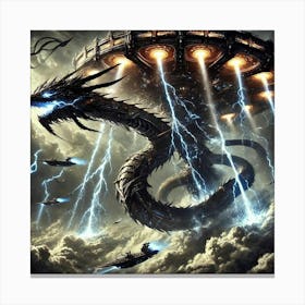 Thunder Serpent Command Vessel Weather Manipulation Amplifier Canvas Print