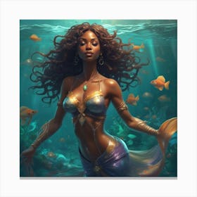 Mermaid 1 Canvas Print