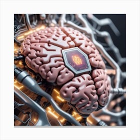 Artificial Brain 35 Canvas Print