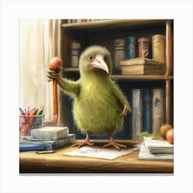 Kiwi Bird Canvas Print