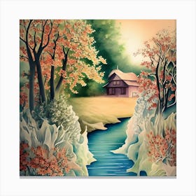 Asian House Canvas Print