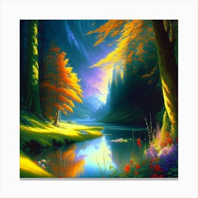 Beautiful Forest Canvas Print