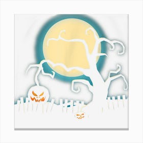 Holiday 365 Halloween Tree Pumpkin Men Women Gifts Canvas Print